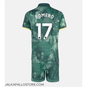 Tottenham Hotspur Cristian Romero #17 Kolmaspaita Lapsille 2024-25 Lyhythihainen (+ shortsit)